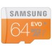 Original Samsung 64GB EVO Class 10 Micro SDXC up to 48MB/s TF Card (MB-MP64DA/AM)